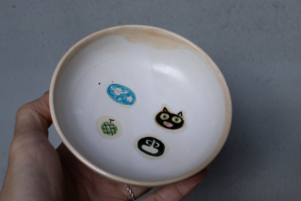 時山桜 / 土星とメロンと壺のお皿