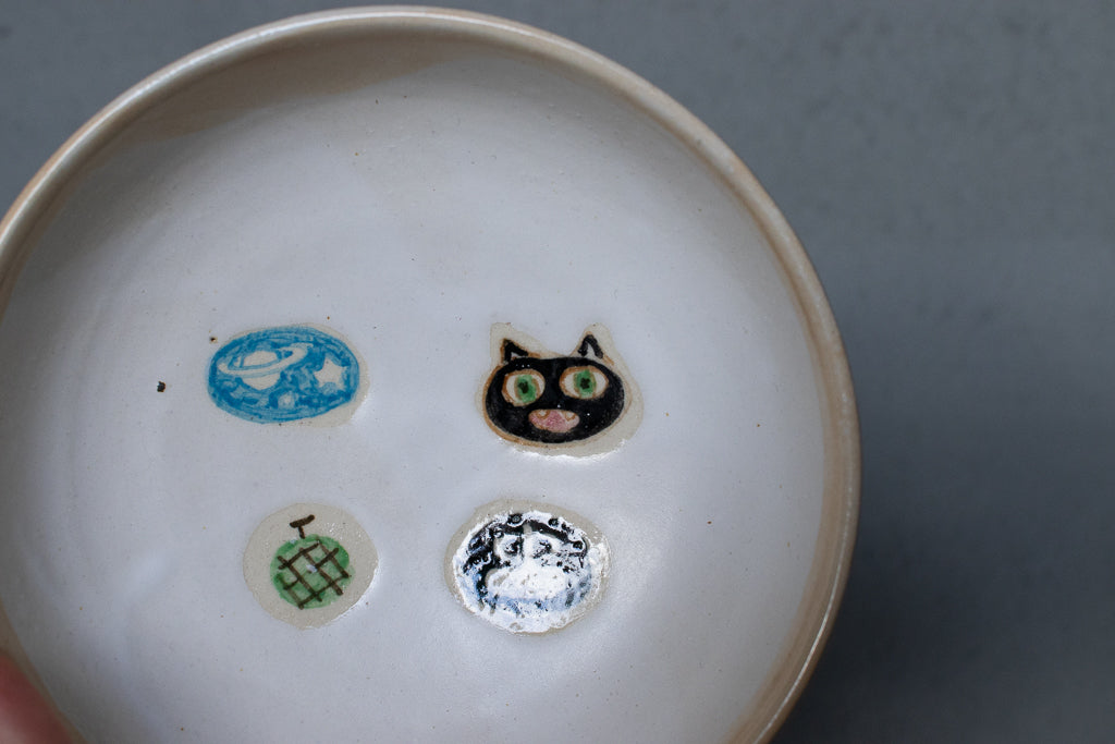 時山桜 / 土星とメロンと壺のお皿