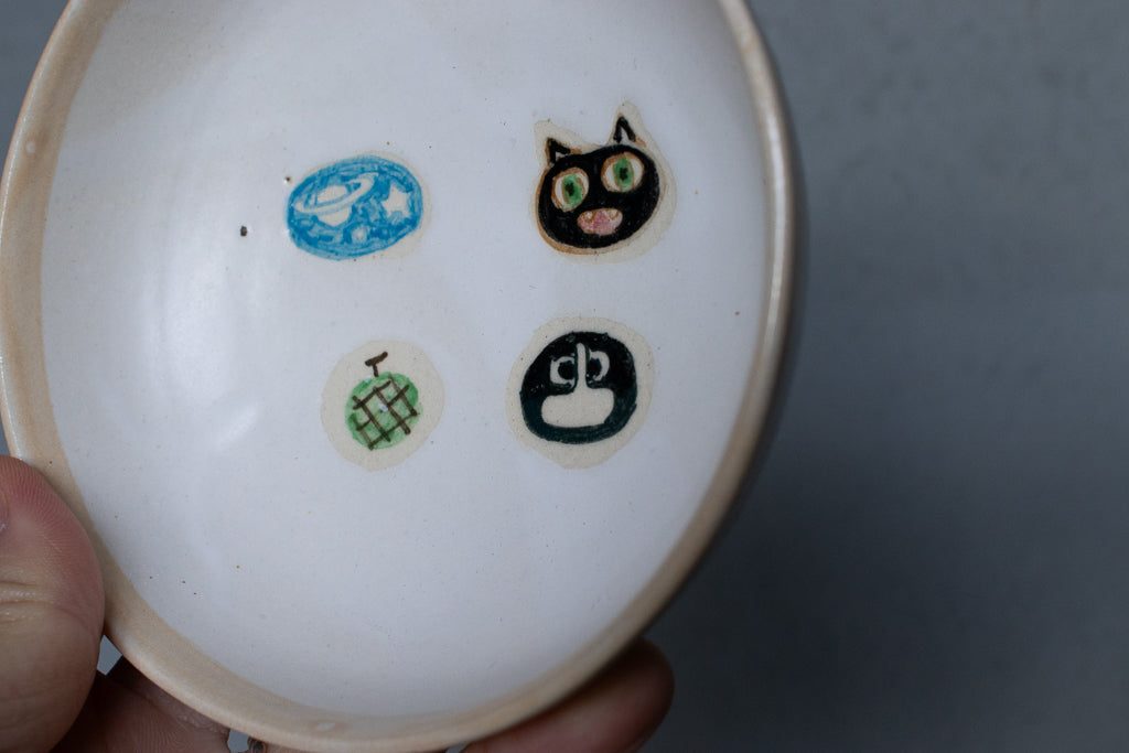 時山桜 / 土星とメロンと壺のお皿