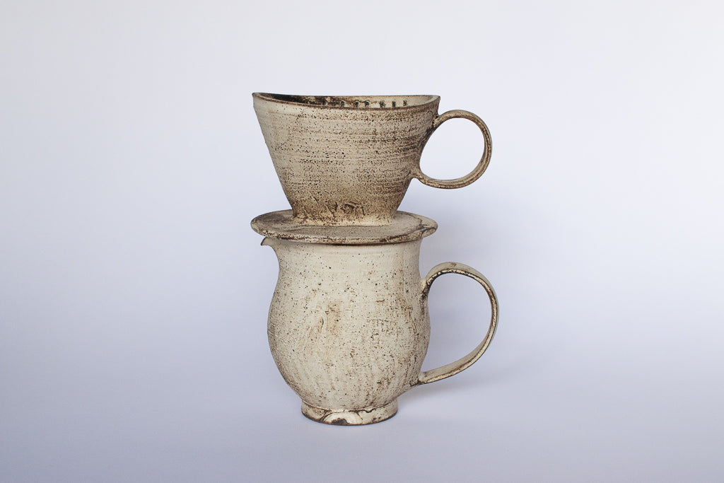 山元一真 / 錆白泥 コーヒードリッパー&サーバー