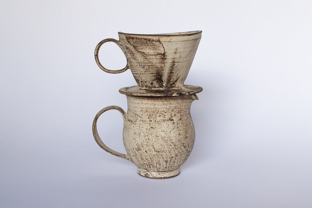 山元一真 / 錆白泥 コーヒードリッパー&サーバー