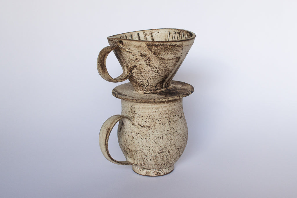 山元一真 / 錆白泥 コーヒードリッパー&サーバー