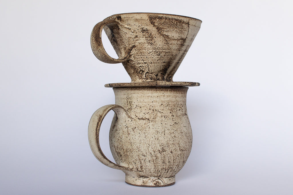 山元一真 / 錆白泥 コーヒードリッパー&サーバー