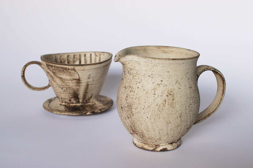 山元一真 / 錆白泥 コーヒードリッパー&サーバー