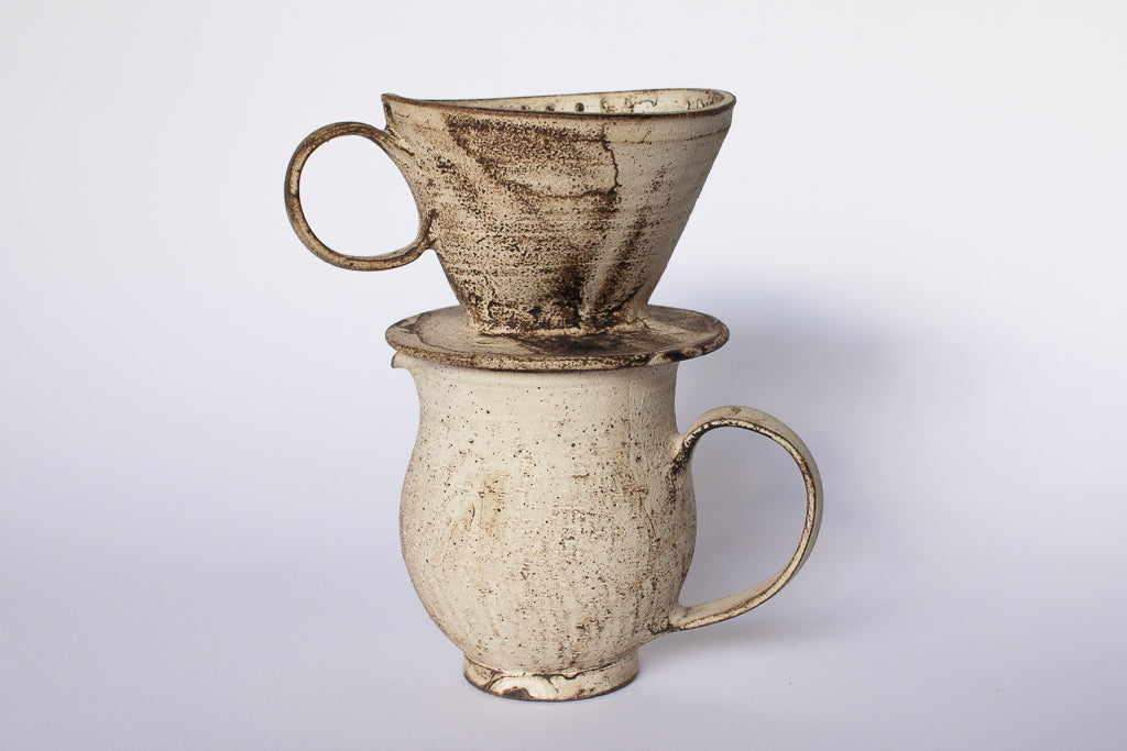 山元一真 / 錆白泥 コーヒードリッパー&サーバー