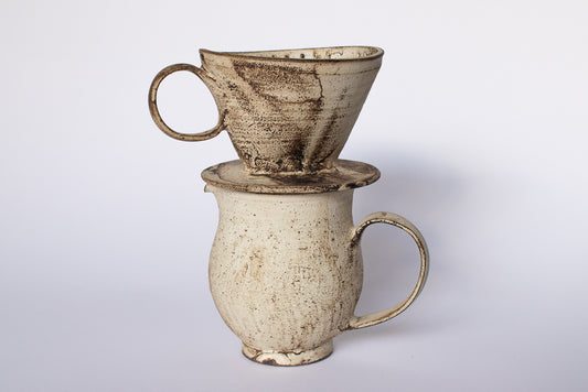 山元一真 / 錆白泥 コーヒードリッパー&サーバー