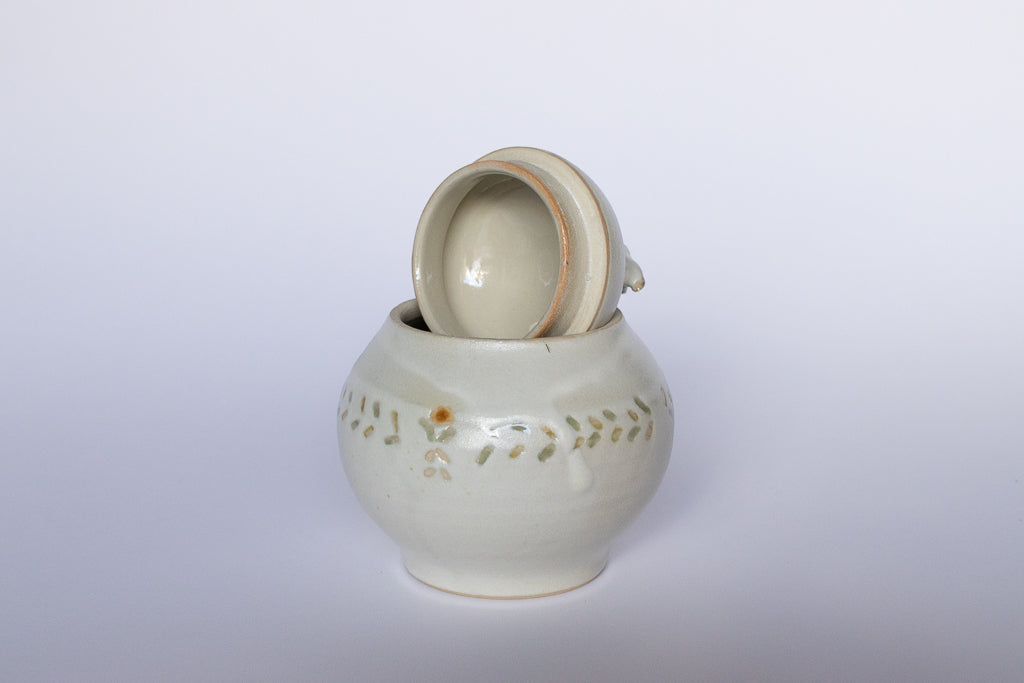 小早川智里 / 蓋もの 母馬と子馬 塩壺