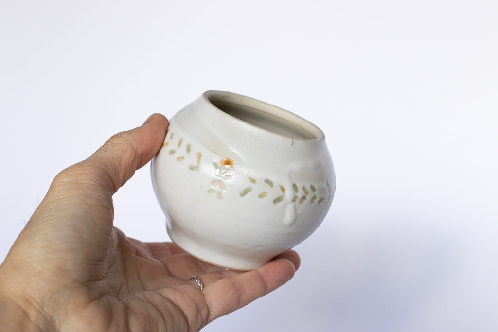 小早川智里 / 蓋もの 母馬と子馬 塩壺