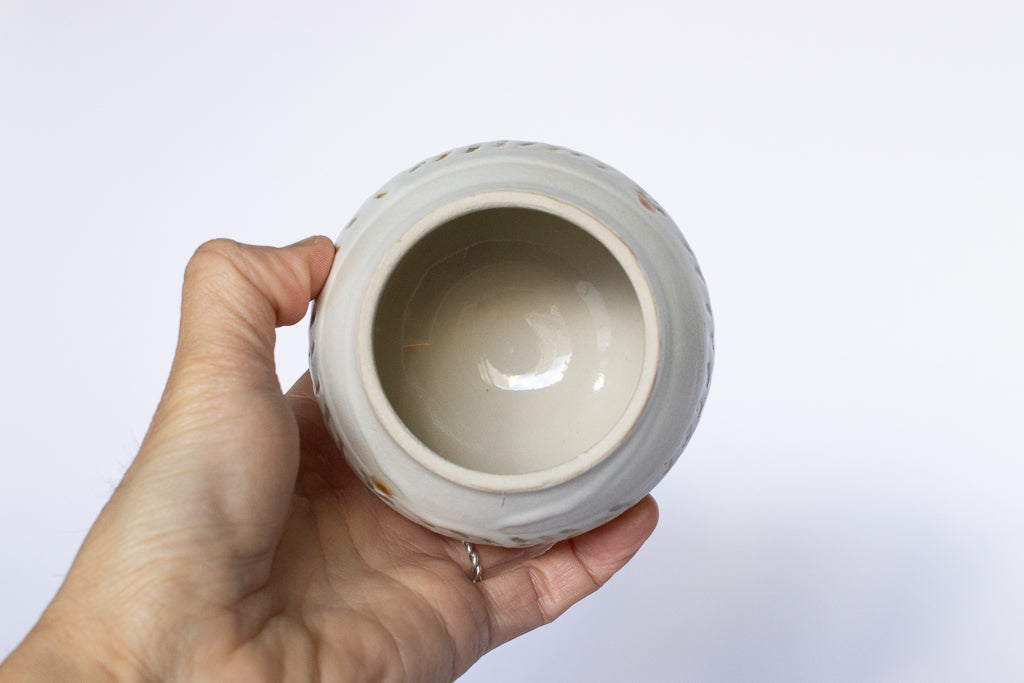 小早川智里 / 蓋もの 母馬と子馬 塩壺