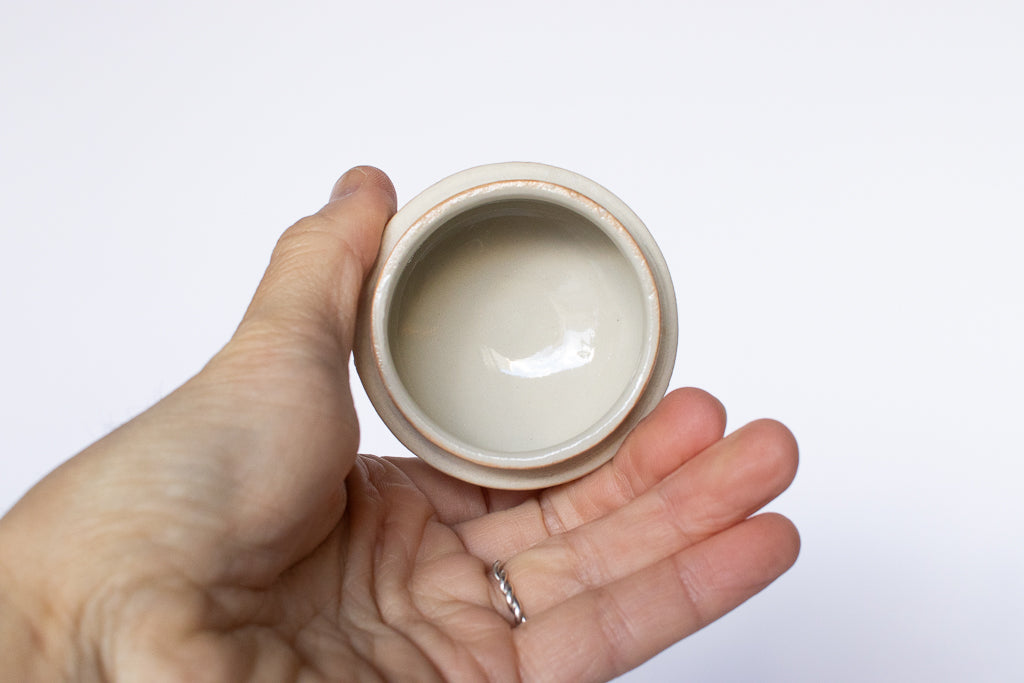 小早川智里 / 蓋もの 母馬と子馬 塩壺