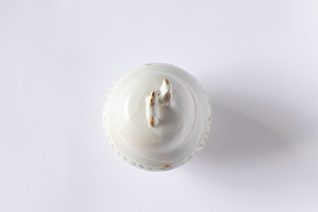 小早川智里 / 蓋もの 母馬と子馬 塩壺