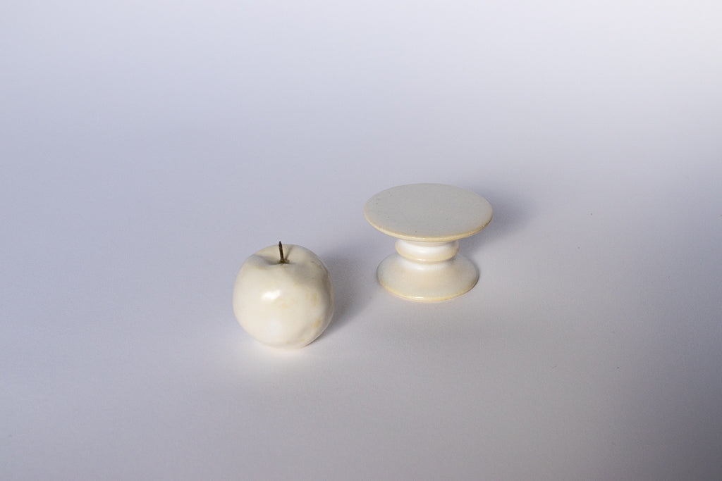 yoshida pottery / プチゴブレット・りんごの燭台