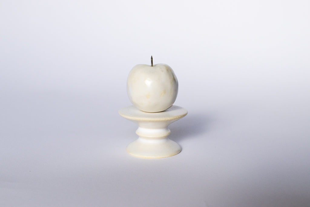 yoshida pottery / プチゴブレット・りんごの燭台