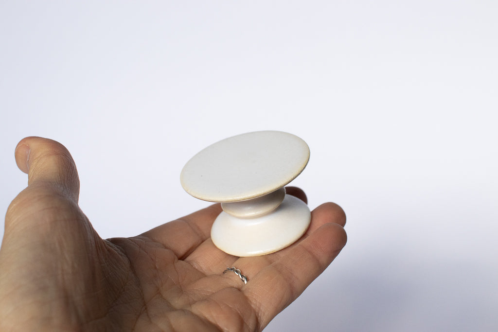 yoshida pottery / プチゴブレット・りんごの燭台