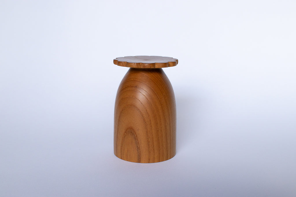 高橋主馬 / こけし（ケヤキ） オブジェ 木工 小物置き