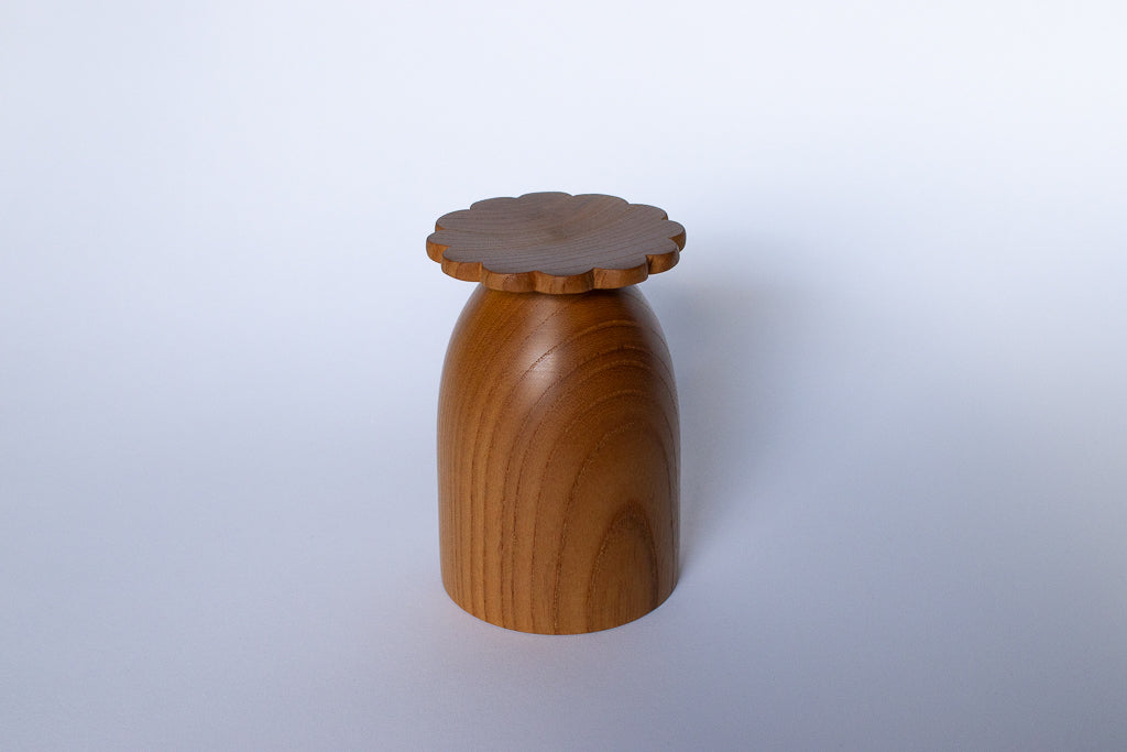 高橋主馬 / こけし（ケヤキ） オブジェ 木工 小物置き