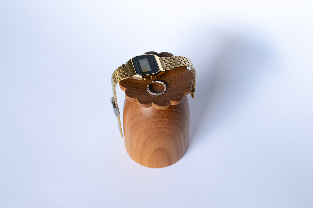 高橋主馬 / こけし（ケヤキ） オブジェ 木工 小物置き