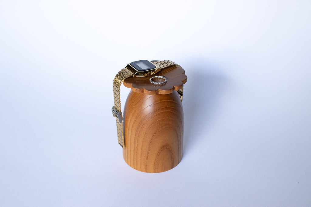 高橋主馬 / こけし（ケヤキ） オブジェ 木工 小物置き