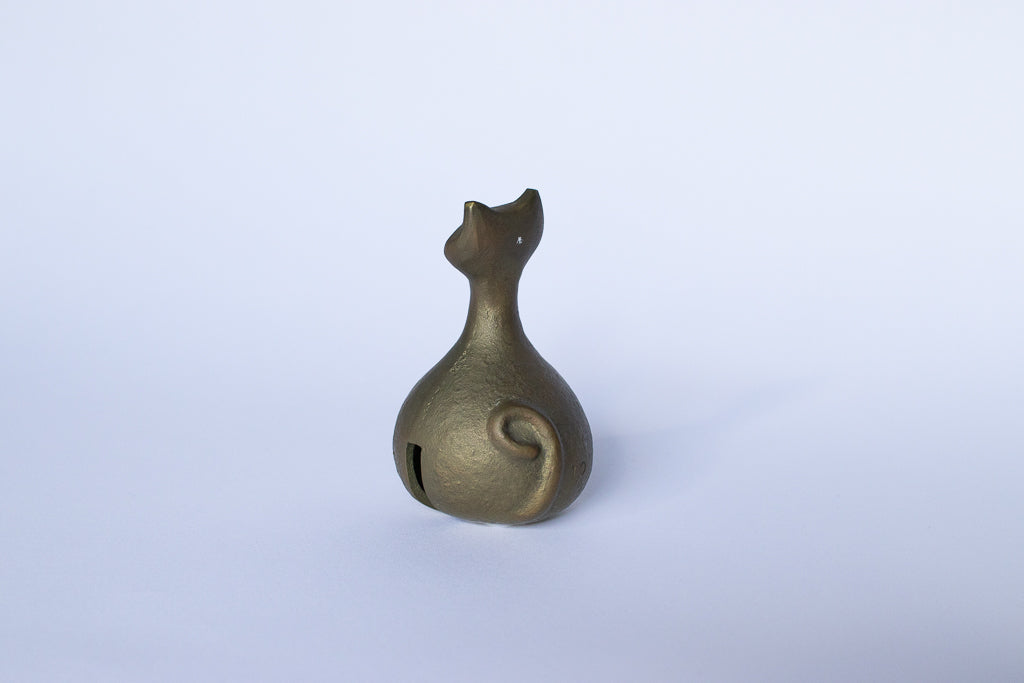 謎古物 / ブロンズ製の猫ちゃんの鈴