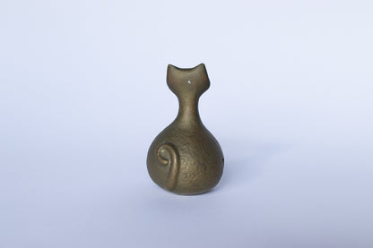 謎古物 / ブロンズ製の猫ちゃんの鈴