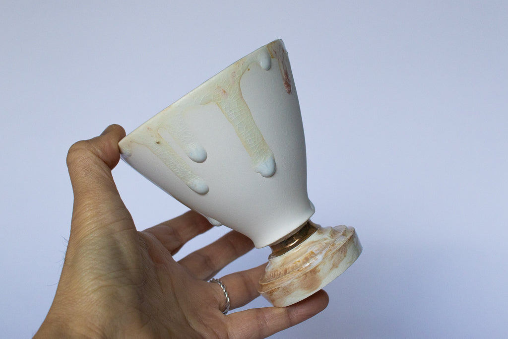 Ayaka Tabala アヤカ・タバラ / ゴブレット 白土