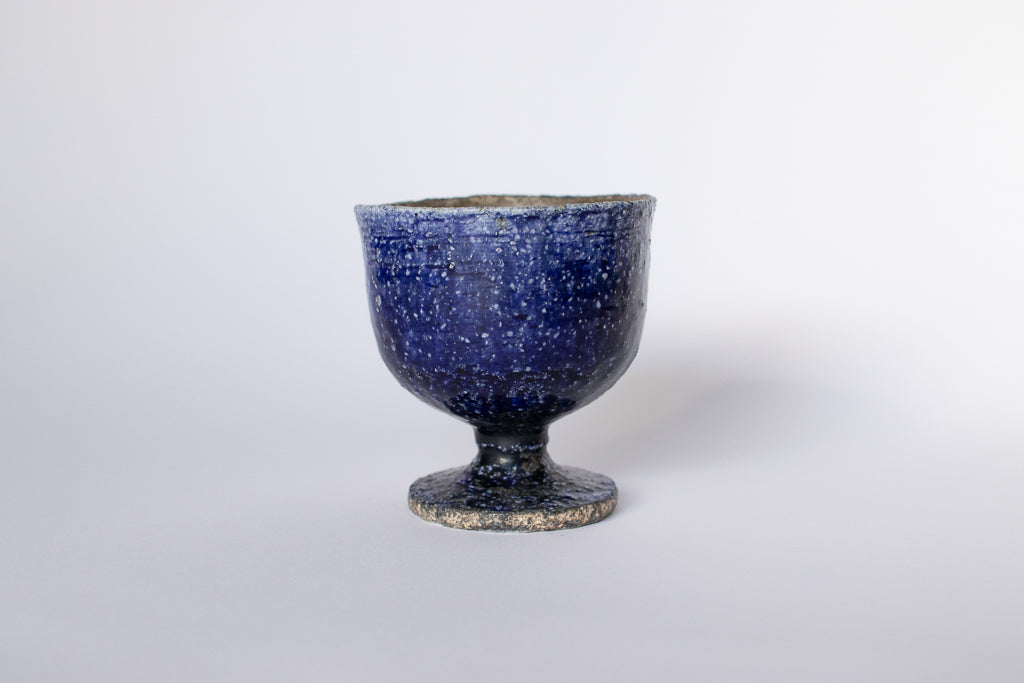 市川恵大 / 瑠璃銀彩ゴブレット