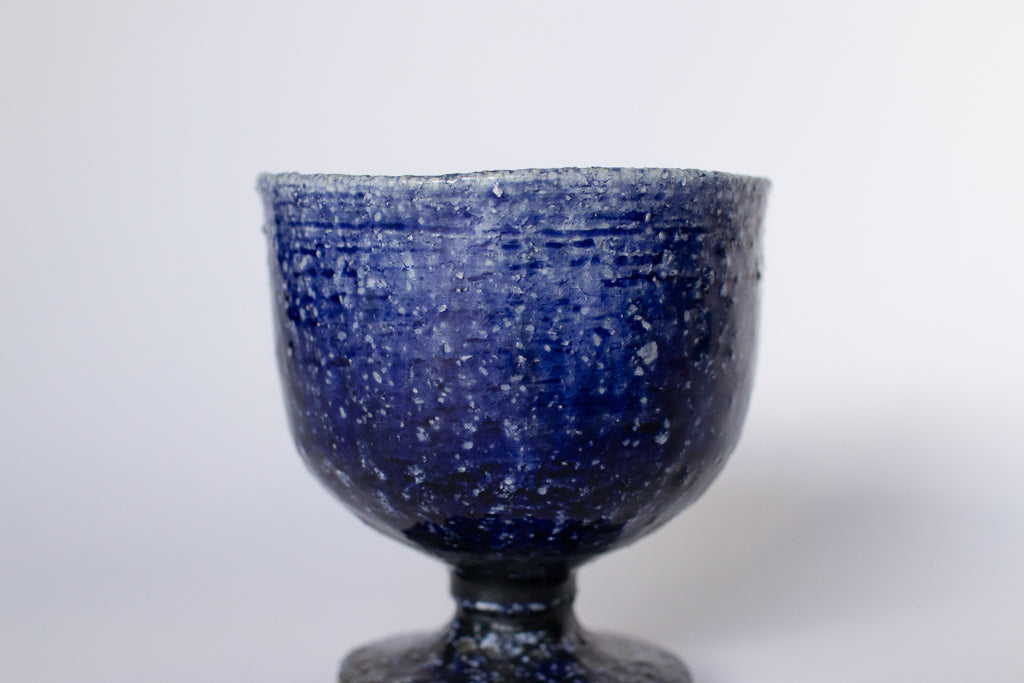 市川恵大 / 瑠璃銀彩ゴブレット