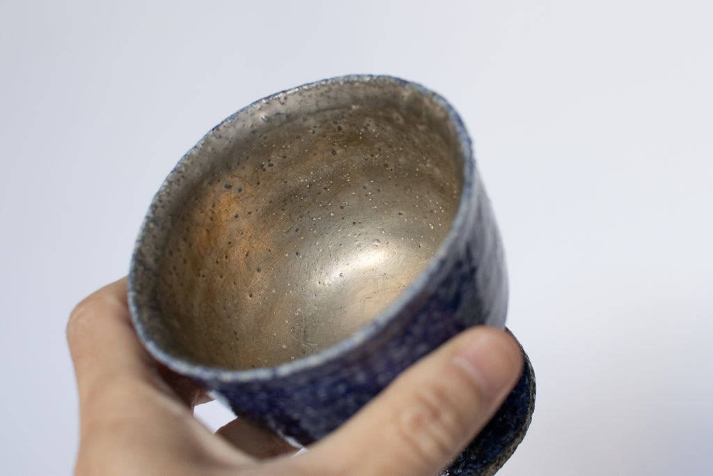 市川恵大 / 瑠璃銀彩ゴブレット