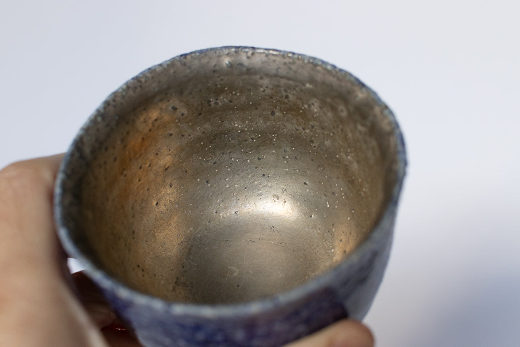 市川恵大 / 瑠璃銀彩ゴブレット