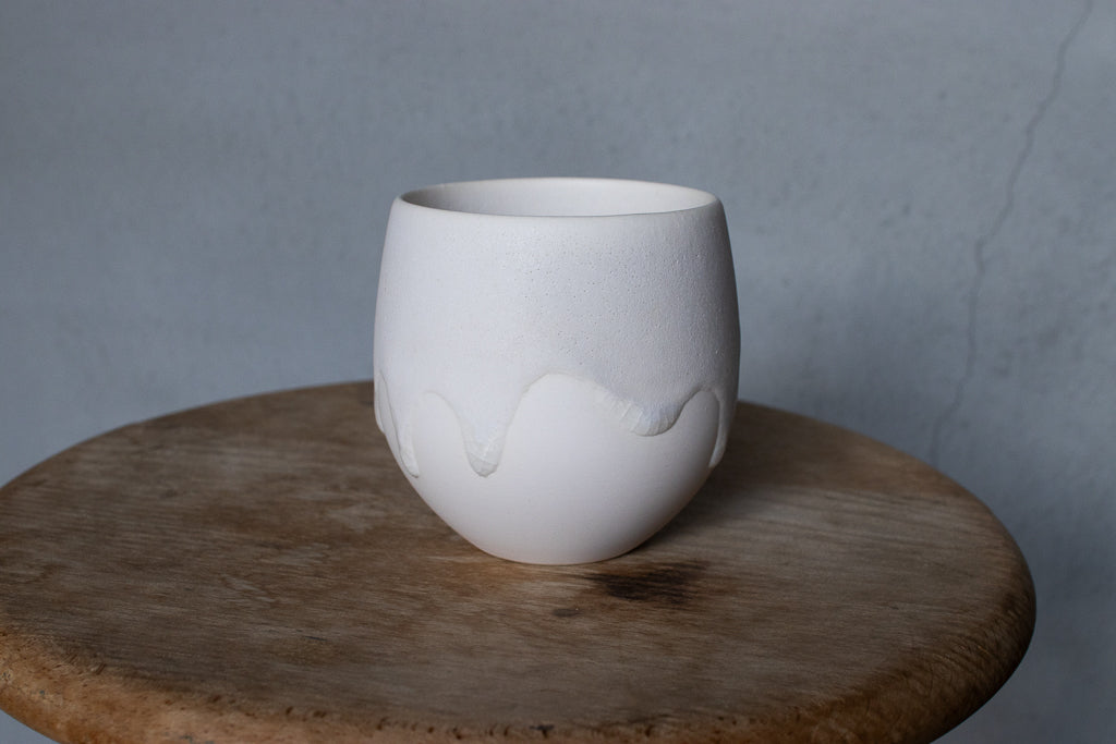 馬場匠 / 卵カップ 白色 ボウル 汲み出し 湯呑み フリーカップ