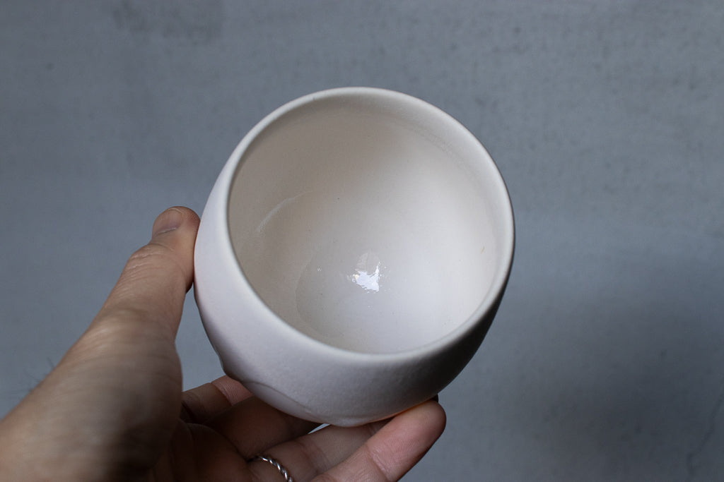 馬場匠 / 卵カップ 白色 ボウル 汲み出し 湯呑み フリーカップ
