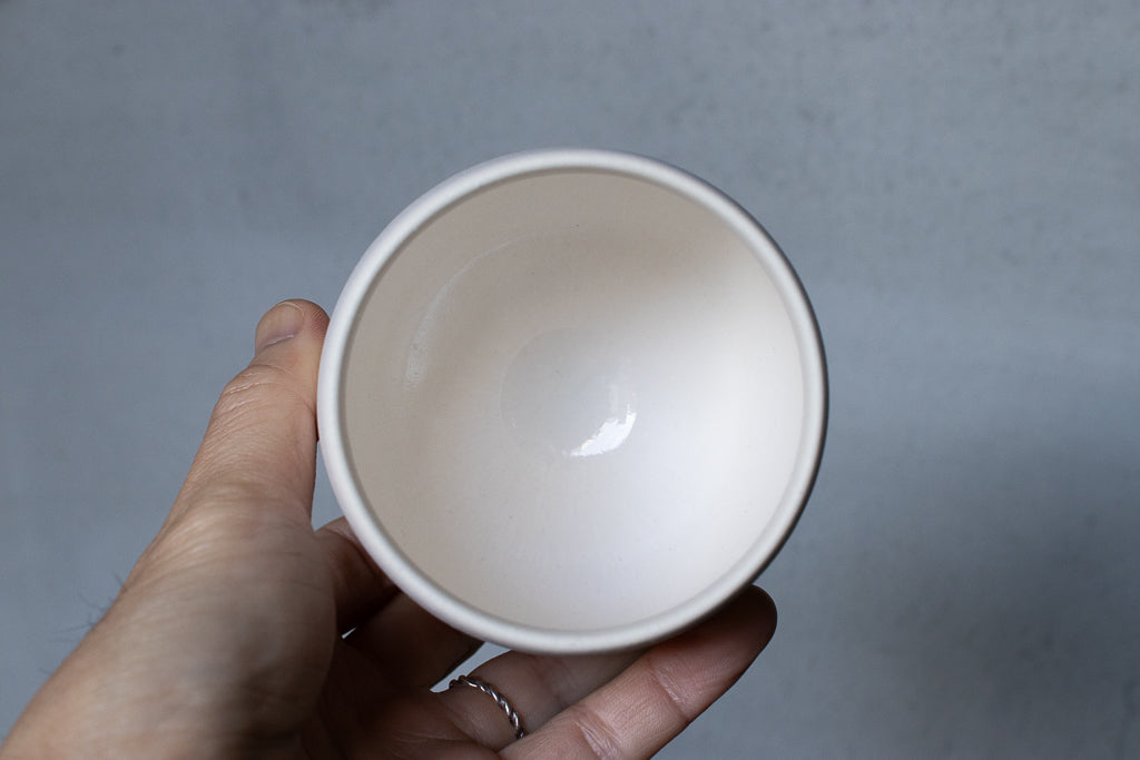馬場匠 / 卵カップ 白色 ボウル 汲み出し 湯呑み フリーカップ