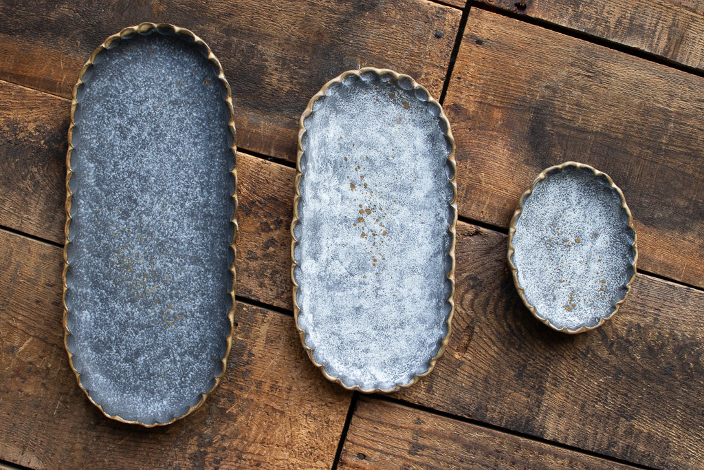 山田麻未 / senbei 楕円皿 豆皿・S・M