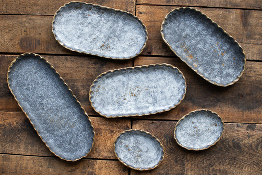 山田麻未 / senbei 楕円皿 豆皿・S・M