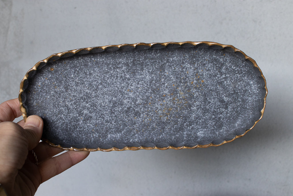 山田麻未 / senbei 楕円皿 豆皿・S・M