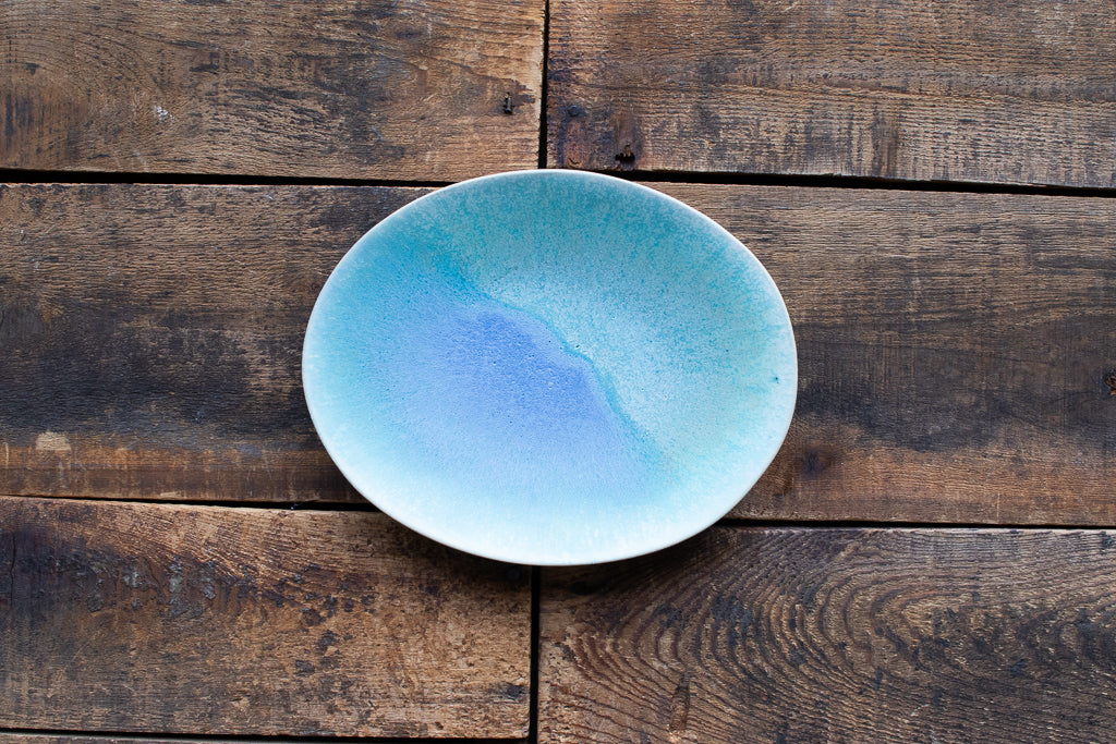 馬場匠 / オーバル皿 楕円皿 ブルー系