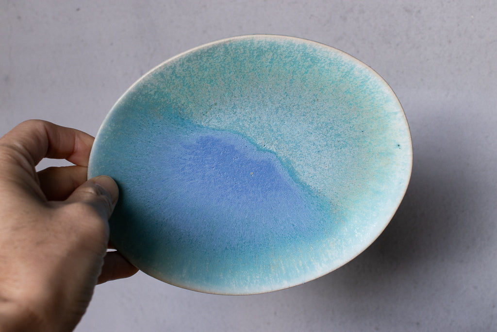 馬場匠 / オーバル皿 楕円皿 ブルー系
