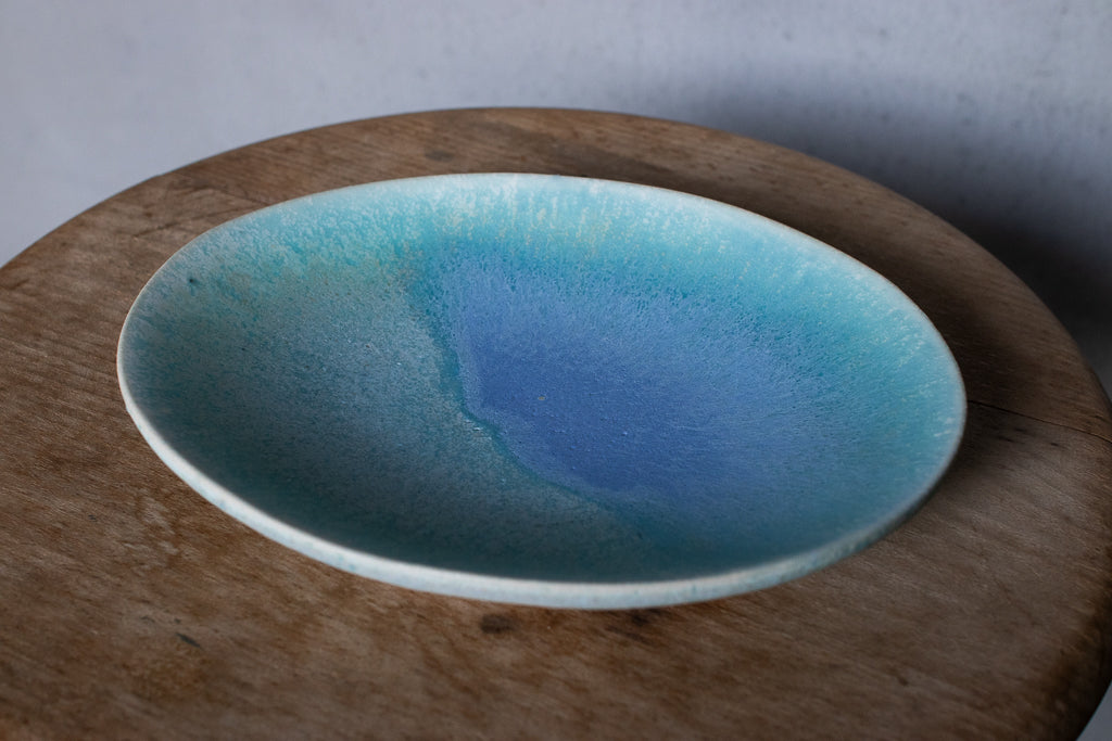 馬場匠 / オーバル皿 楕円皿 ブルー系