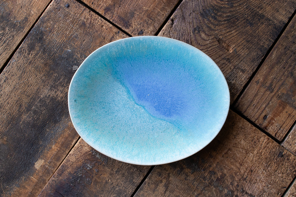 馬場匠 / オーバル皿 楕円皿 ブルー系