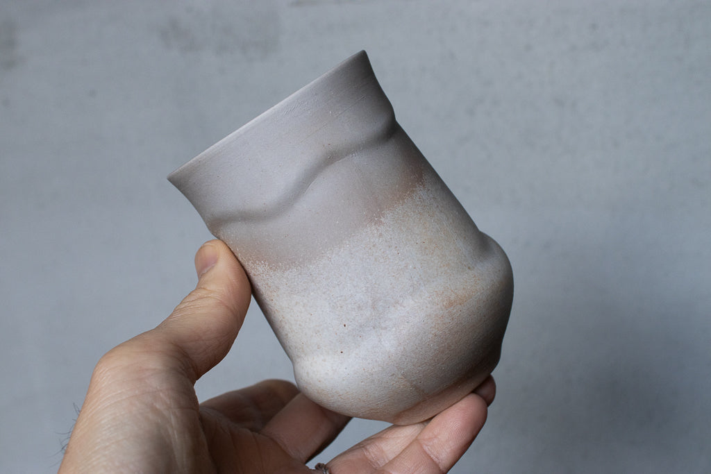 Rintaro Nonaka / Stone cup (black, thin type)