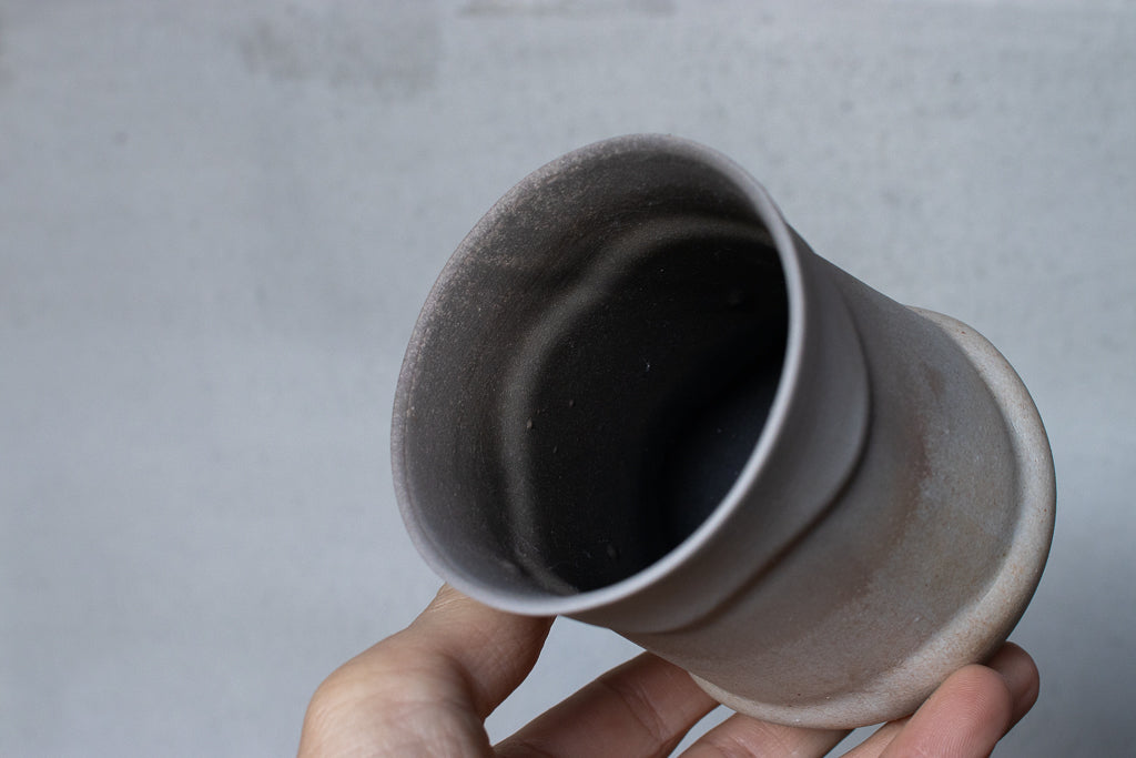 Rintaro Nonaka / Stone cup (black, thin type)