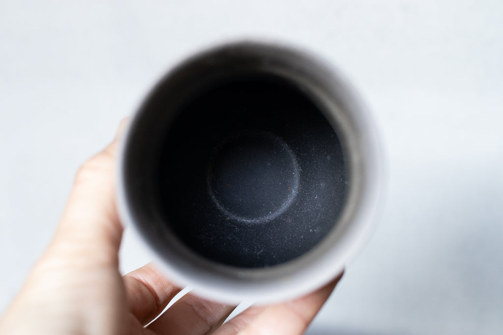 Rintaro Nonaka / Stone cup (black, thin type)