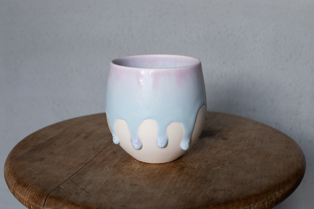 馬場匠 / 卵カップ 青×ピンク ボウル 汲み出し 湯呑み フリーカップ