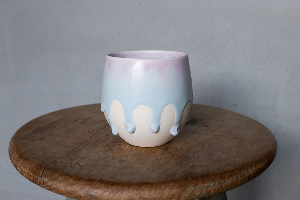 馬場匠 / 卵カップ 青×ピンク ボウル 汲み出し 湯呑み フリーカップ