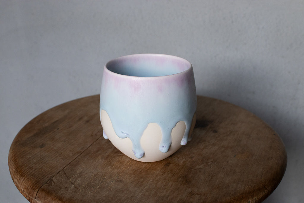 馬場匠 / 卵カップ 青×ピンク ボウル 汲み出し 湯呑み フリーカップ