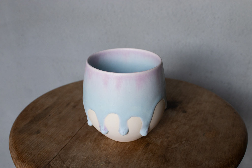 馬場匠 / 卵カップ 青×ピンク ボウル 汲み出し 湯呑み フリーカップ