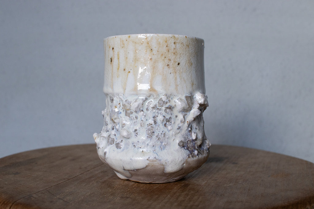 野中麟太郎 / 石のカップ（薪窯焼成）