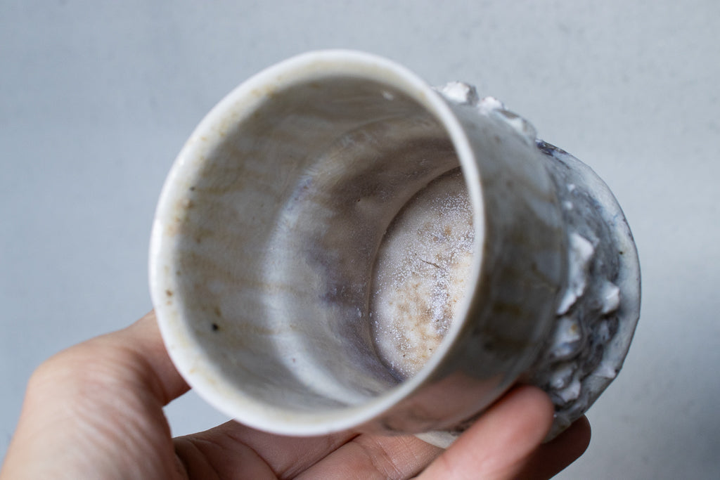 野中麟太郎 / 石のカップ（薪窯焼成）