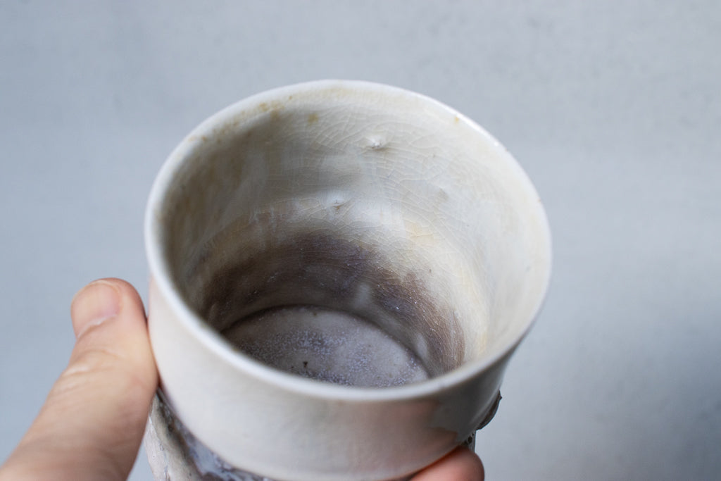 野中麟太郎 / 石のカップ（薪窯焼成）