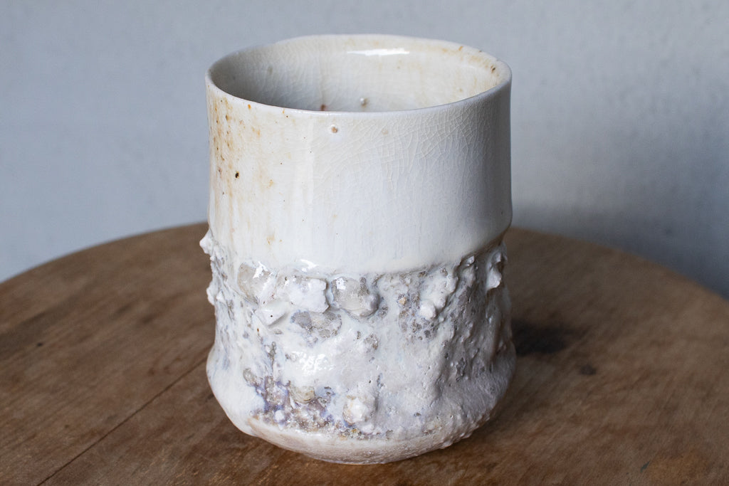 野中麟太郎 / 石のカップ（薪窯焼成）